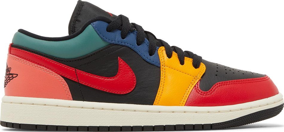 Wmns Air Jordan 1 Low SE  Black Multi-Color  DN3739-060 - vstockx