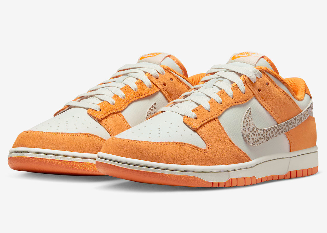 Dunk Low  Safari Swoosh   Kumquat  DR0156-800 - vstockx