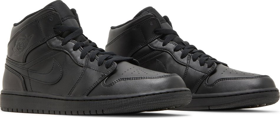 Air Jordan 1 Mid  Triple Black  2022 554724-093 - vstockx