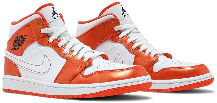 Air Jordan 1 Mid SE  Electro Orange  DM3531-800 - vstockx