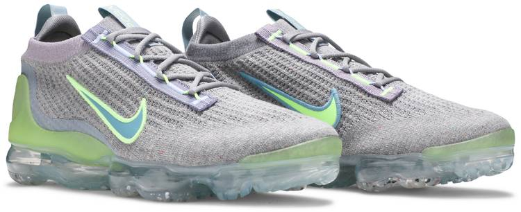 Air VaporMax 2021 Flyknit 'Grey Light Liquid Lime' DH4084-003 - vstockx