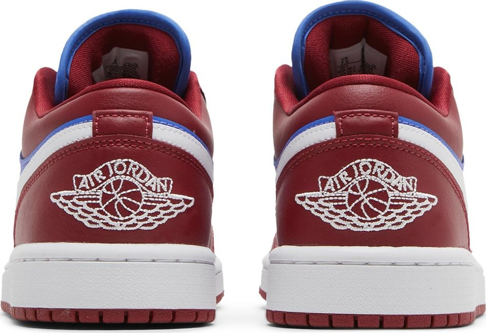 Wmns Air Jordan 1 Low  Deep Red Blue  DC0774-604 - vstockx
