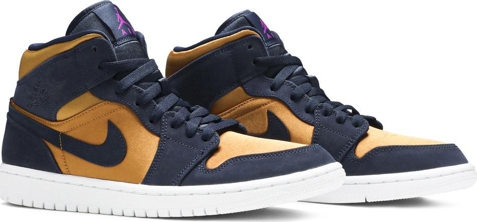 Air Jordan 1 Mid SE Premium  Stain Gold  852542-401 - vstockx