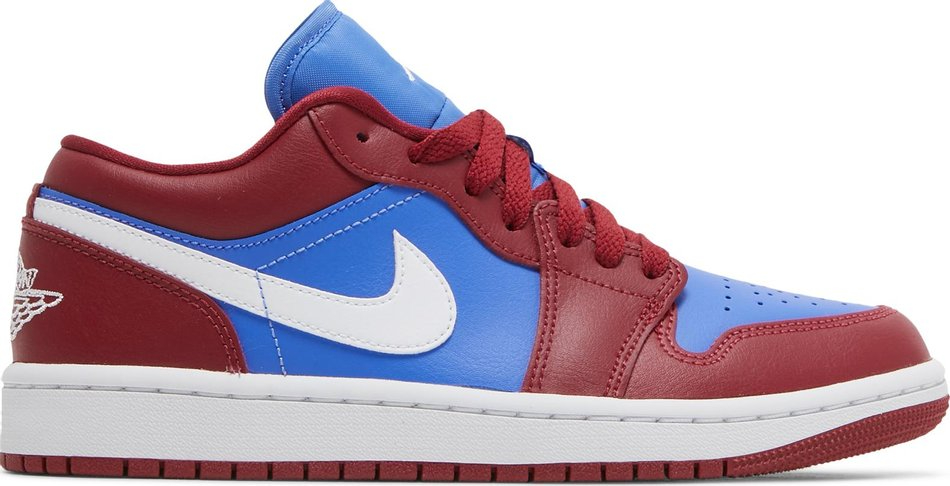 Wmns Air Jordan 1 Low  Deep Red Blue  DC0774-604 - vstockx