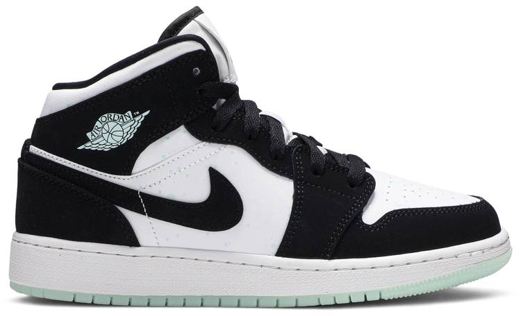 Air Jordan 1 Mid SE GS  Glow in the Dark Panda  BQ6931-103 - vstockx