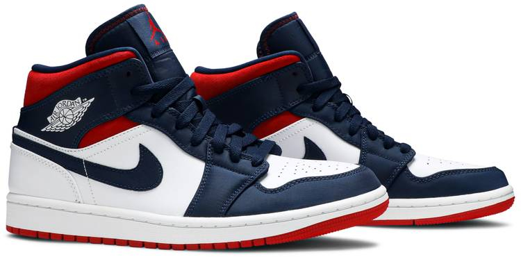 Air Jordan 1 Mid SE  Olympic  852542-104 - vstockx