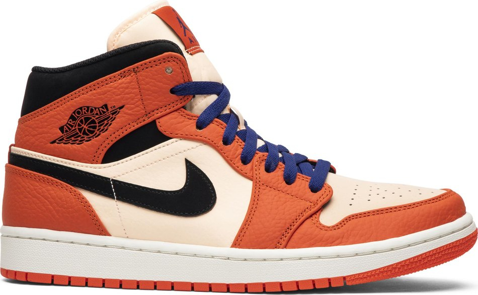 Air Jordan 1 Retro Mid SE  Team Orange  852542-800 - vstockx
