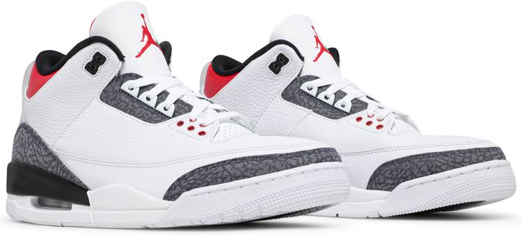 Air Jordan 3 Retro Denim SE  Fire Red  CZ6431-100 - vstockx