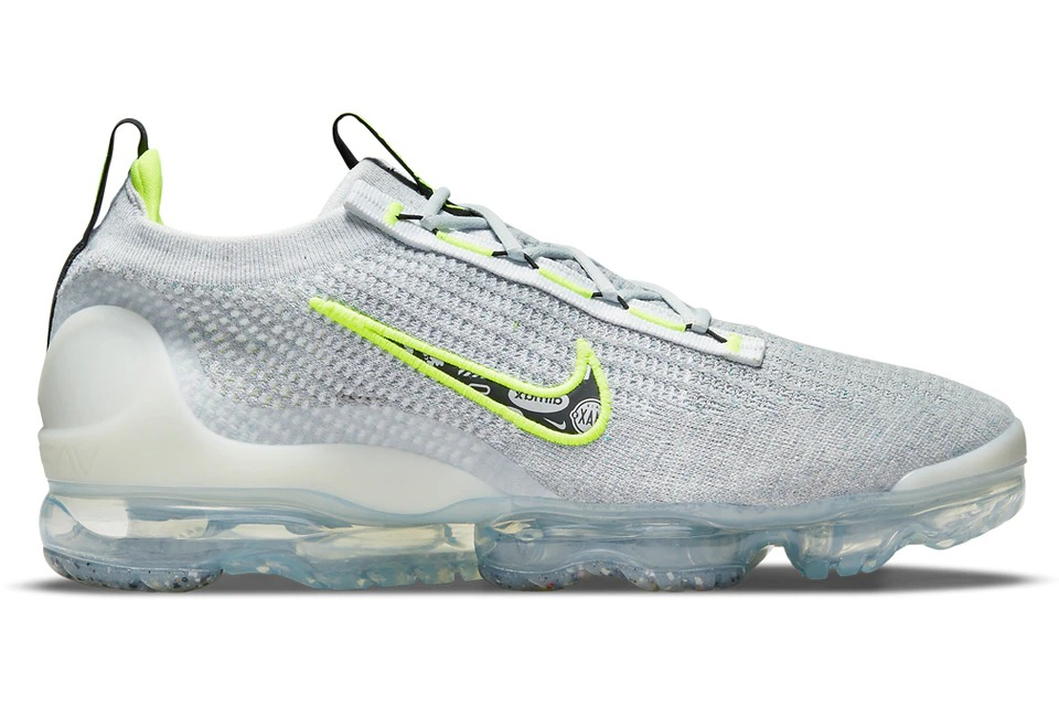 Air Vapormax 2021 Flyknit 'Logo Pack-Wolf Grey Volt' DB1550-005 - vstockx