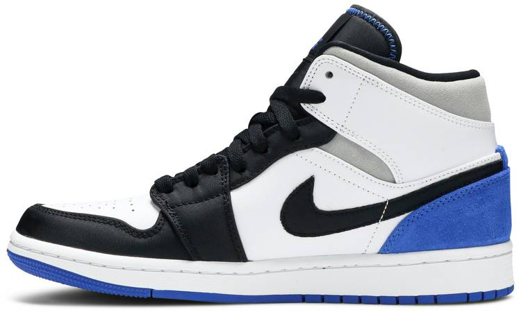 Air Jordan 1 Mid SE  Royal Black Toe  852542-102 - vstockx