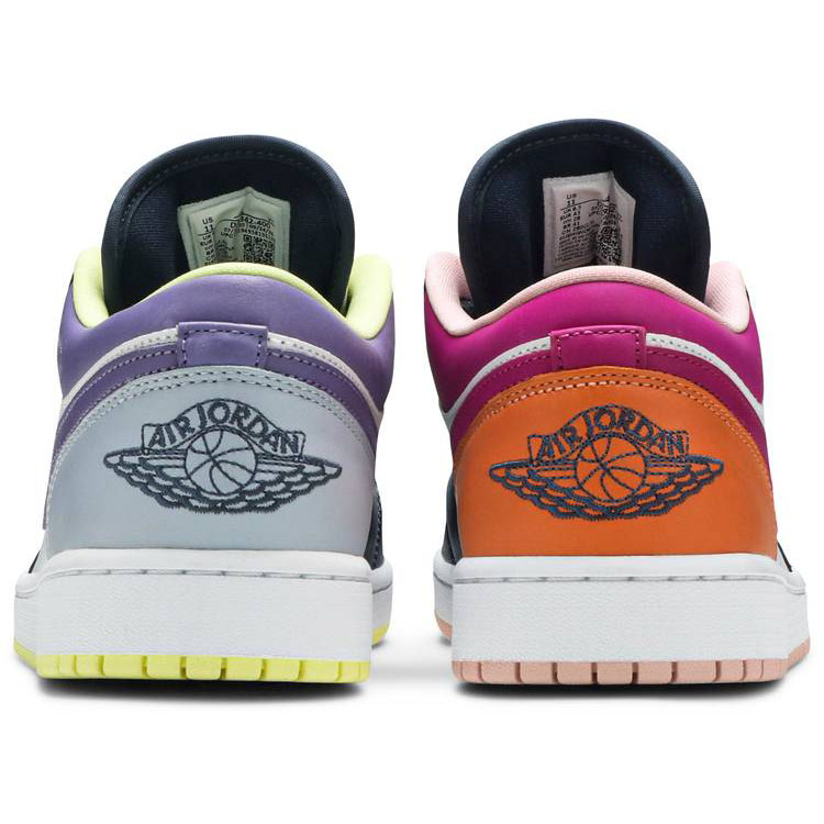 Wmns Air Jordan 1 Low SE  Mismatched-Purple Magenta  DJ4342-400 - vstockx