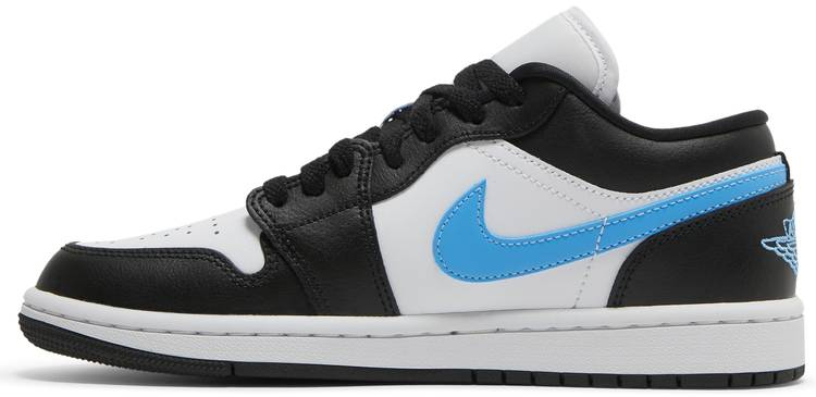 Wmns Air Jordan 1 Low  Black University Blue  DC0774-041 - vstockx