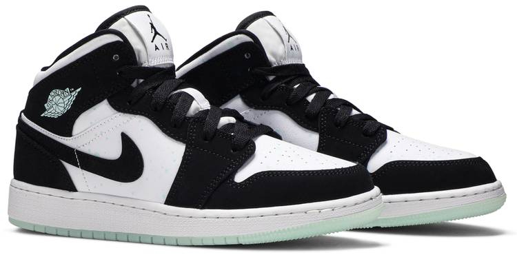 Air Jordan 1 Mid SE GS  Glow in the Dark Panda  BQ6931-103 - vstockx