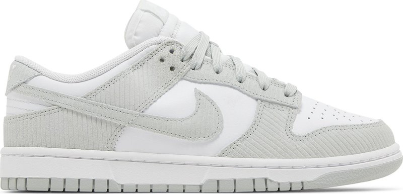 Wmns Dunk Low  Light Silver Corduroy  FN7658-100 - vstockx