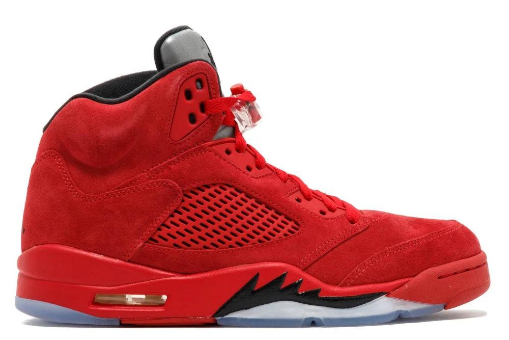 Air Jordan 5 Retro  Red Suede  136027-602 - vstockx