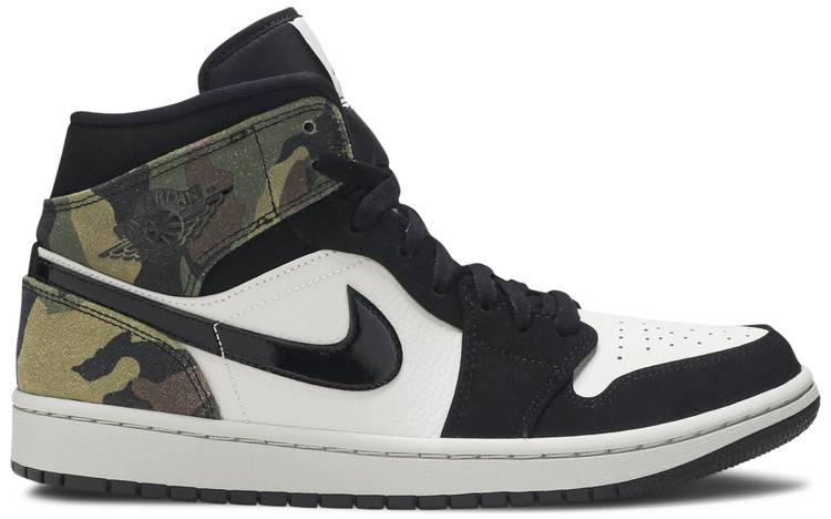 Air Jordan 1 Mid  Camo  CW5490-001 - vstockx