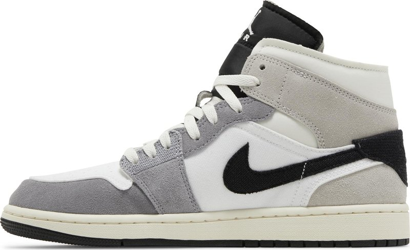 Air Jordan 1 Mid SE Craft  Inside Out   Cement Grey  DZ4136-002 - vstockx