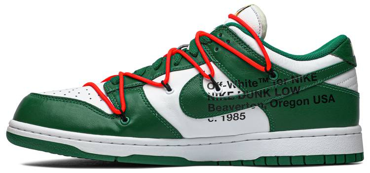 Off-White x Dunk Low  Pine Green  CT0856-100 - vstockx