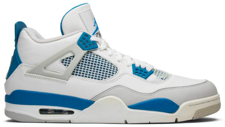 Air Jordan 4 Retro  Military Blue  2012 308497-105 - vstockx