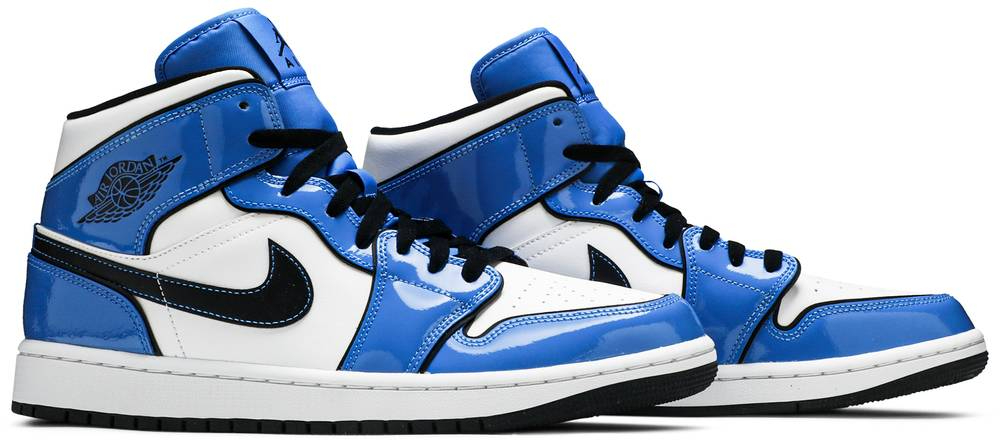 Air Jordan 1 Mid SE  Signal Blue  DD6834-402 - vstockx