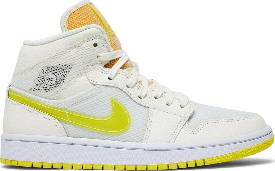 Wmns Air Jordan 1 Mid SE  Voltage Yellow  DB2822-107 - vstockx