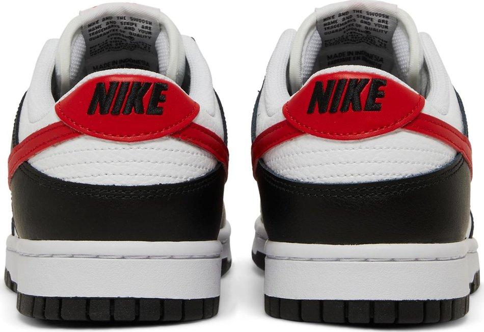 Dunk Low  Black White Red  FB3354-001 - vstockx