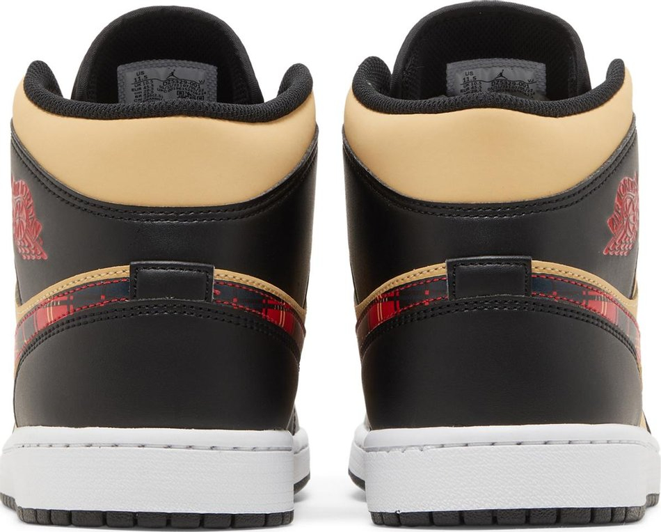 Air Jordan 1 Mid SE  Tartan Swoosh  DZ5329-001 - vstockx