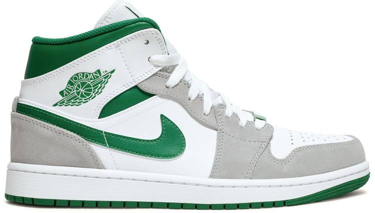 Air Jordan 1 Mid SE  Grey Pine Green  DC7294-103 - vstockx
