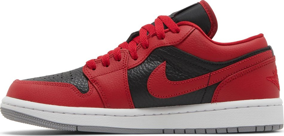 Wmns Air Jordan 1 Low SE  Split   Gym Red Cement Grey  DR0502-600 - vstockx