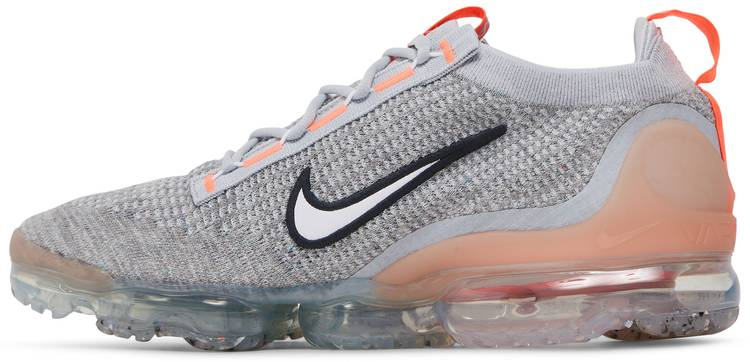 Air VaporMax 2021 Flyknit 'Grey Fog Bright Mango' DH4084-002 - vstockx