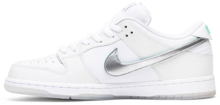 Diamond Supply Co. x Dunk Low Pro SB  White Diamond  BV1310-100 - vstockx