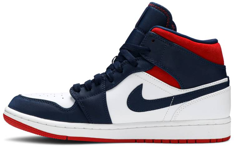 Air Jordan 1 Mid SE  Olympic  852542-104 - vstockx
