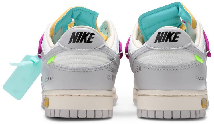 Off-White x Dunk Low  Lot 21 of 50  DM1602-100 - vstockx