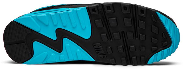 Undefeated x Air Max 90 'Black Blue Fury' CJ7197-002 - vstockx