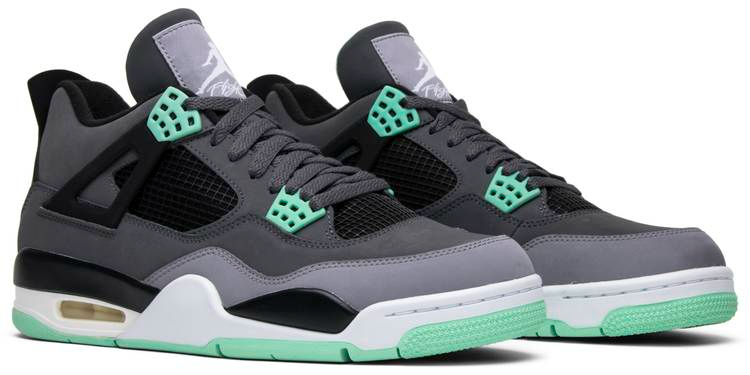 Air Jordan 4 Retro  Green Glow  308497-033 - vstockx