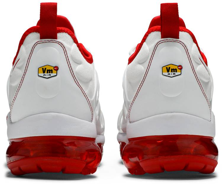 Air VaporMax Plus 'White University Red' DH0279-100 - vstockx