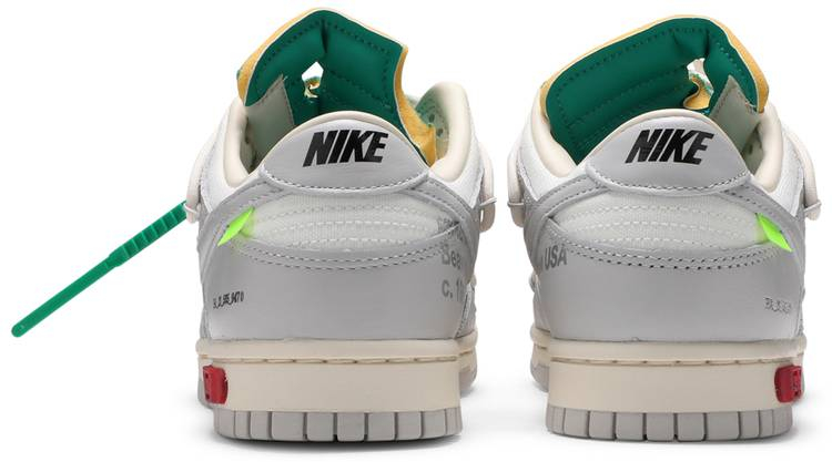 Off-White x Dunk Low  Lot 25 of 50  DM1602-121 - vstockx