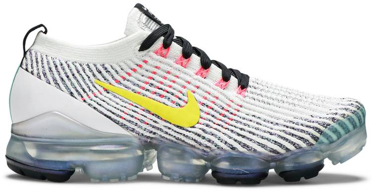 Air VaporMax Flyknit 3 'White Dynamic Yellow' AJ6900-103 - vstockx