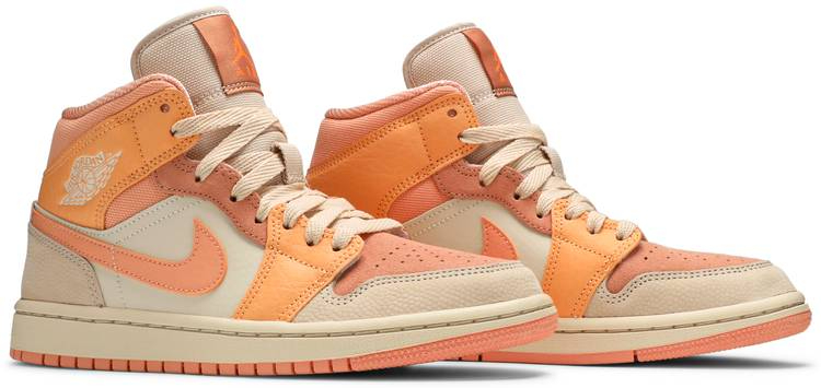Wmns Air Jordan 1 Mid  Apricot  DH4270-800 - vstockx