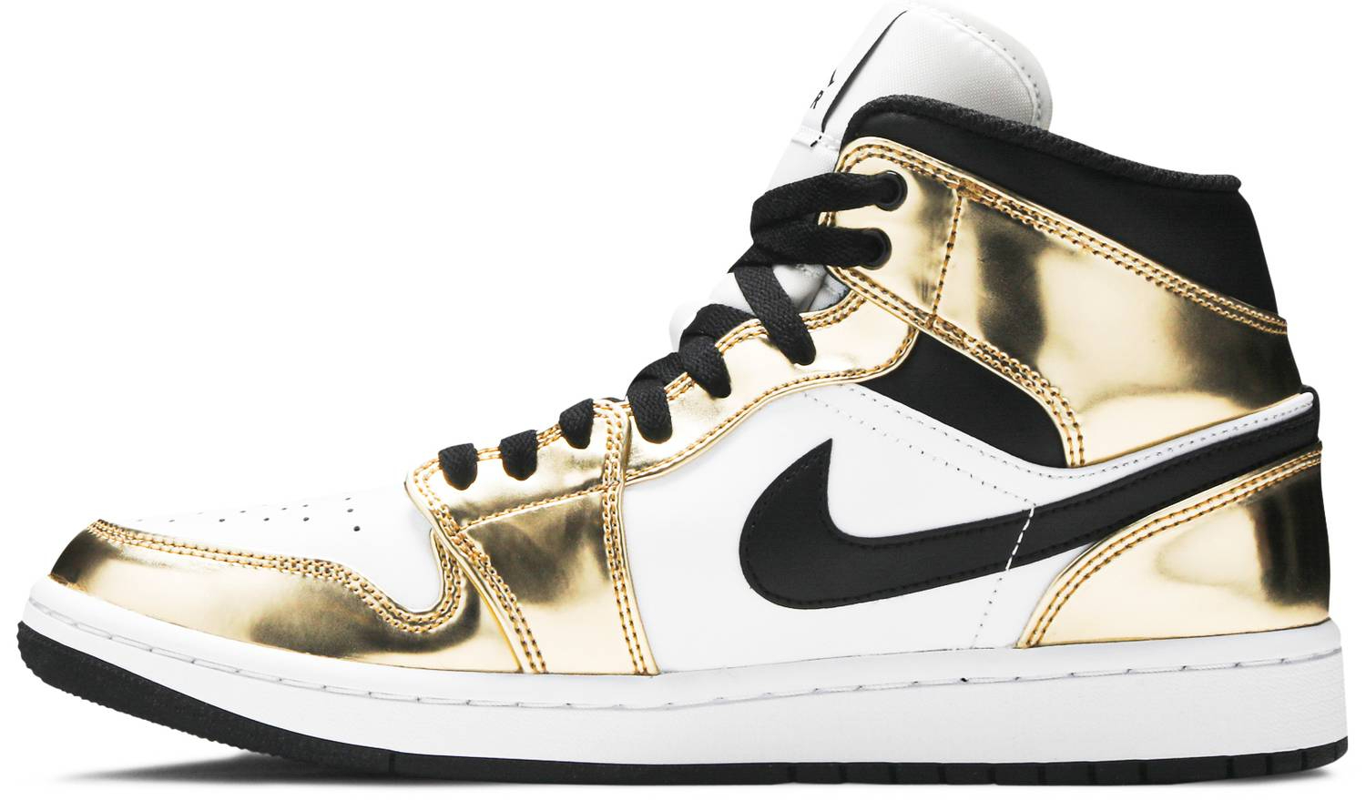 Air Jordan 1 Mid SE  Metallic Gold  DC1419-700 - vstockx