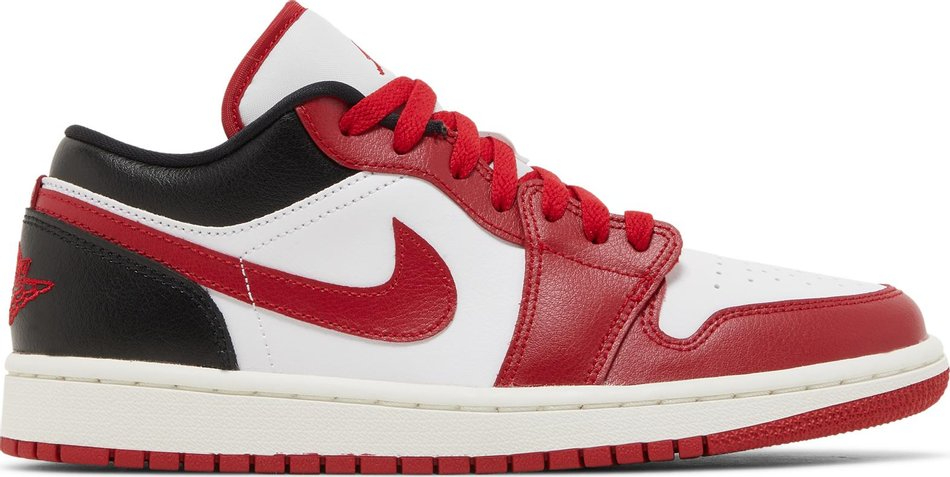 Wmns Air Jordan 1 Low  White Gym Red  DC0774-160 - vstockx