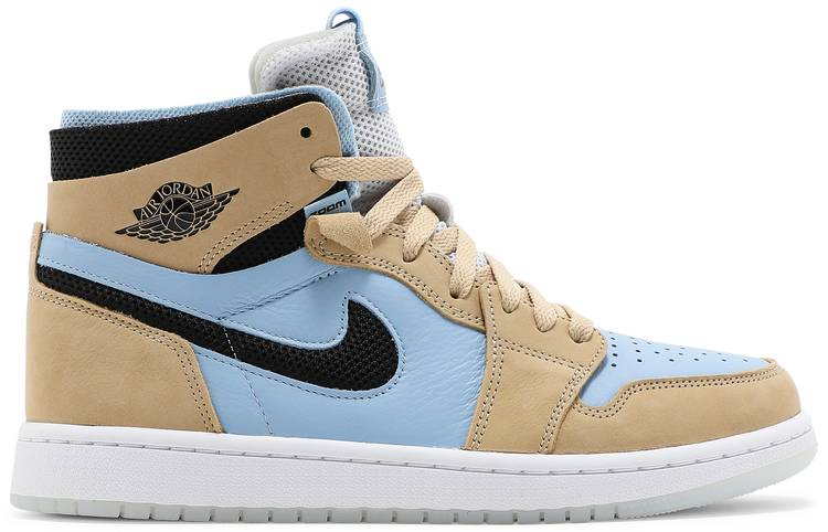 Wmns Air Jordan 1 High Zoom Comfort High  Psychic Blue Sesame  CT0979-400 - vstockx