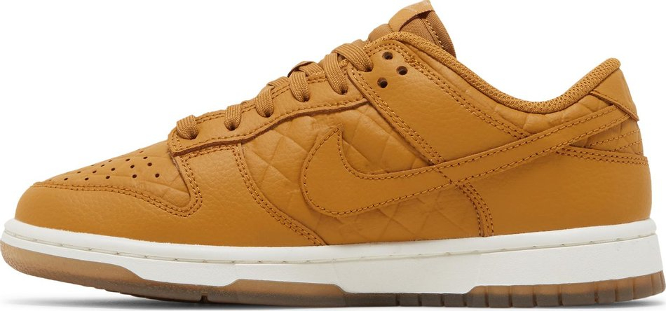 Wmns Dunk Low  Quilted Wheat  DX3374-700 - vstockx