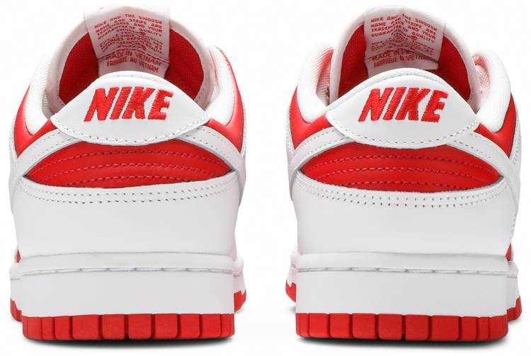 Dunk Low  White University Red  DD1391-600 - vstockx