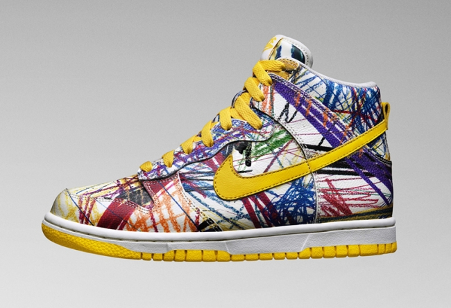 Dunk Hi Premium QS GS  Scribble  728443-100 - vstockx