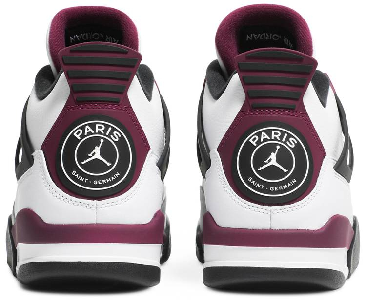 Paris Saint-Germain x Air Jordan 4 Retro  Bordeaux  CZ5624-100 - vstockx