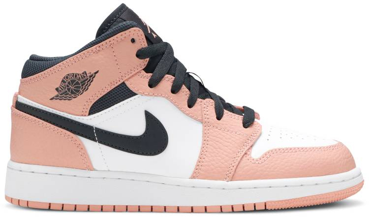 Air Jordan 1 Mid  Pink Quartz  555112-603 - vstockx