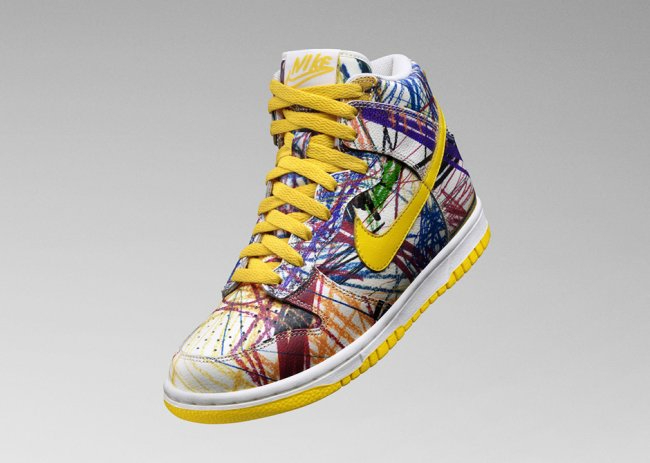 Dunk Hi Premium QS GS  Scribble  728443-100 - vstockx