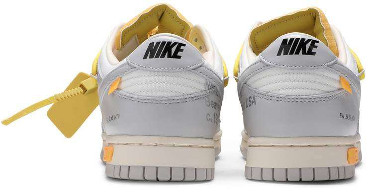 Off-White x Dunk Low  Lot 29 of 50  DM1602-103 - vstockx