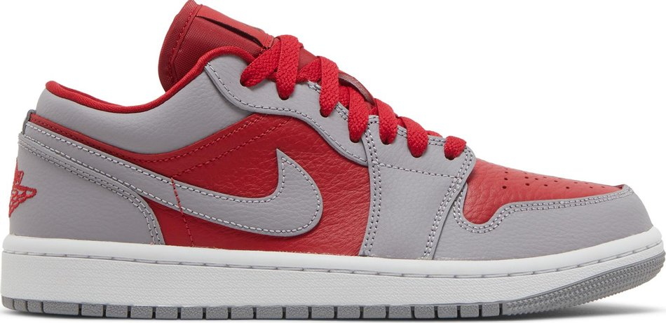 Wmns Air Jordan 1 Low SE  Split   Gym Red Cement Grey  DR0502-600 - vstockx